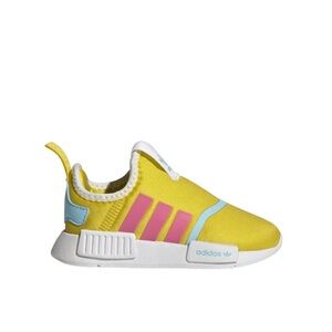 Adidas Originals Team Yellow Solar Pink Slip On Size 6